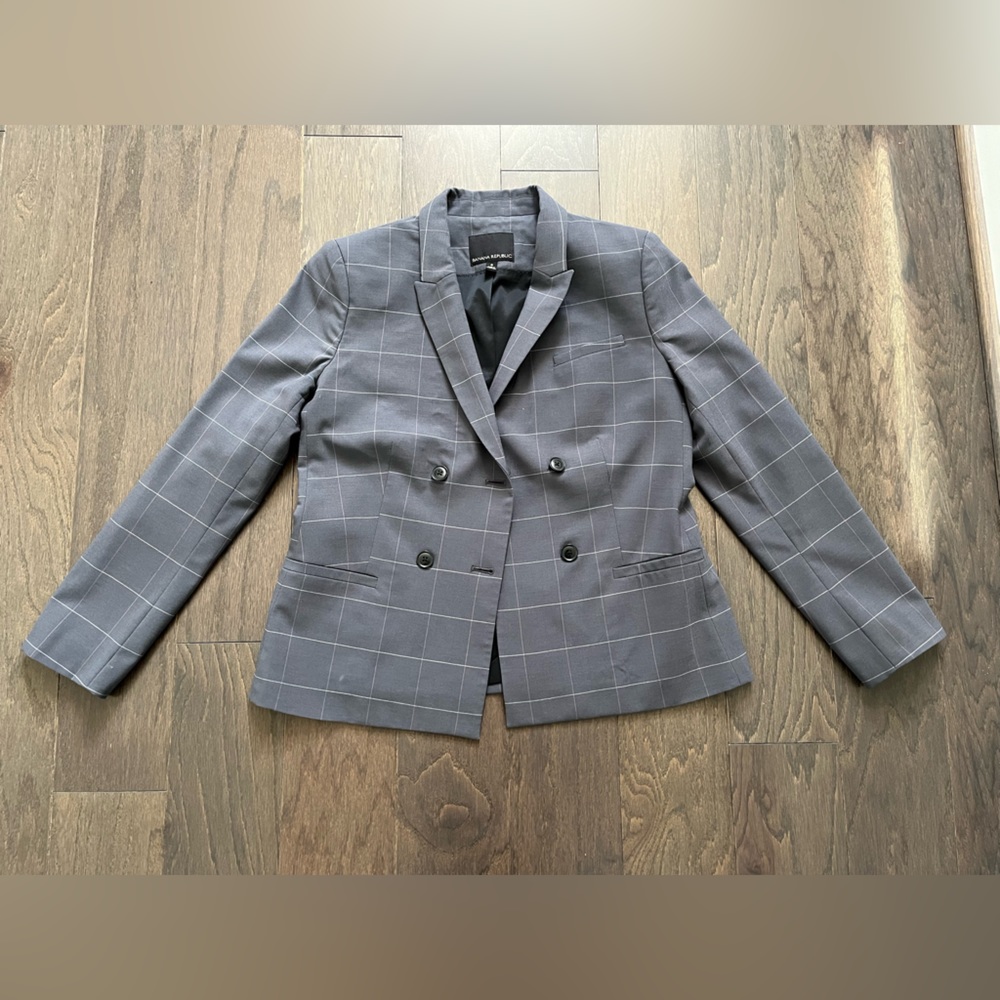Banana Republic Double Breasted Blazer 6